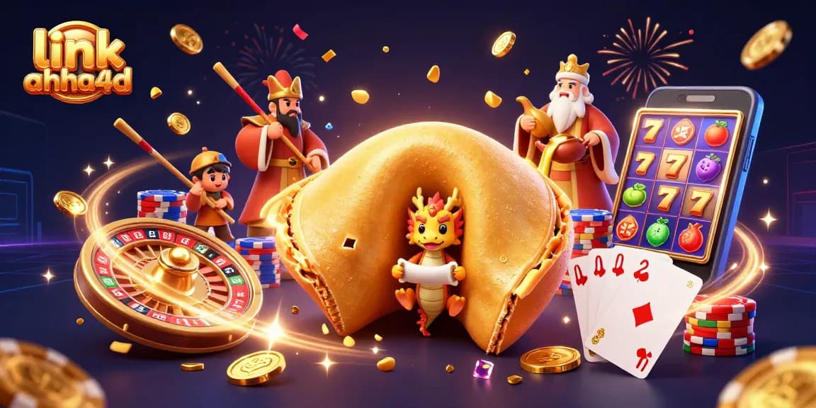 Engage with link ahha4d and enjoy thrilling gambling adventures with a vibrant 3D casino scene.